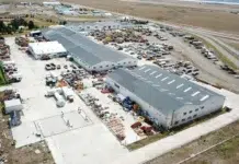 Levantaron los embargos y las inhibiciones en las 89 causas que tiene abiertas Lázaro Báez con Austral Construcciones SA El predio de Austral Construcciones en Río Gallegos - Foto: OPI Santa Cruz