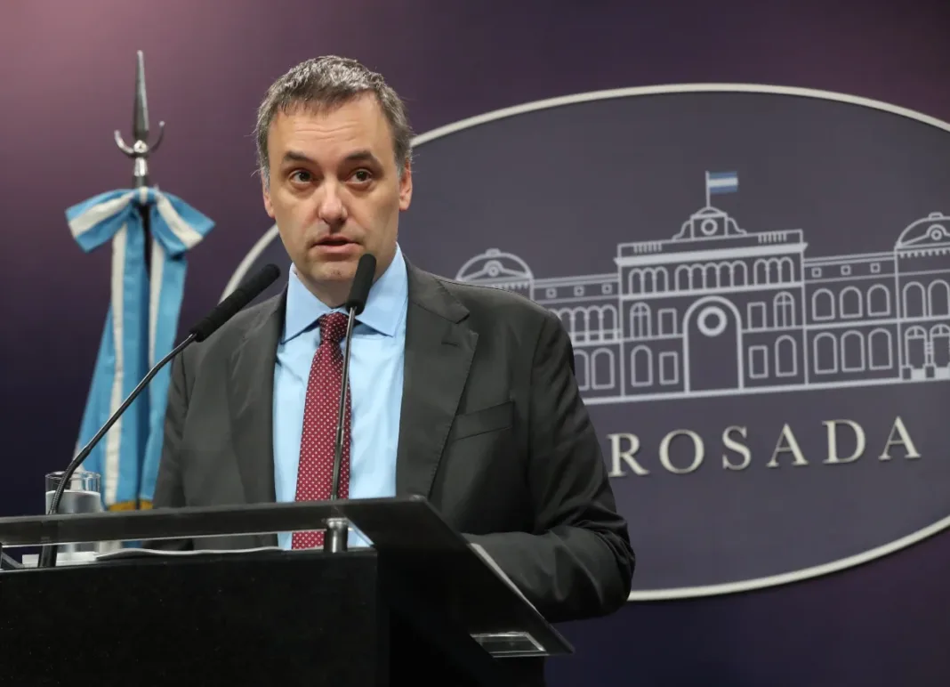El vocero presidencial, Manuel Adorni - Foto: Presidencia