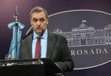 El vocero presidencial, Manuel Adorni - Foto: Presidencia