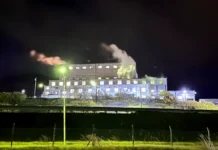 La usina de 21 Mw de Río Turbio en funcionamiento - Foto: OPI Santa Cruz