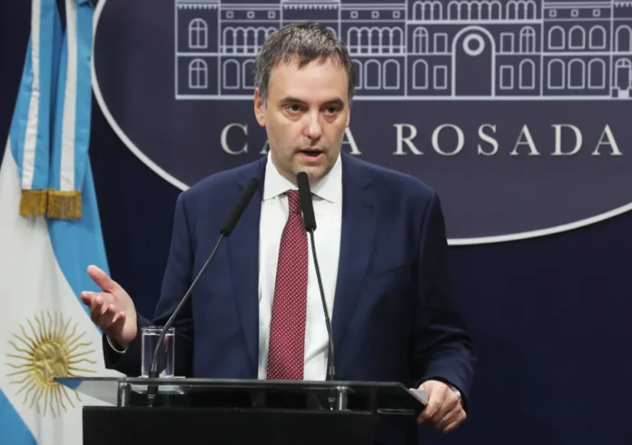 Manuel Adorni, hasta ahora vocero presidencial, asumirá como secretario de Estado - Foto: Presidencia