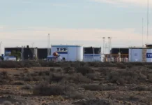 La Secretaría de Estado Fiscalización y Control Ambiental de Santa Cruz, incumple su función. Aún no se iniciaron las tareas para hacer el inventario del pasivo ambiental en el GSJ YPF en Las Heras, Santa Cruz - Foto: OPI Santa Cruz/Francisco Muñoz