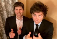 Javier Milei se reunió con Sam Altman en San Francisco Javier Milei se reunió con Sam Altman en San Francisco