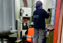 Realizan mantenimiento preventivo en planta de agua potable de Ushuaia Realizan mantenimiento preventivo en planta de agua potable de Ushuaia