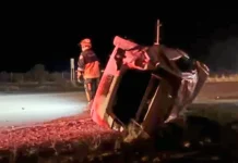Accidente en la ruta N° 7 de Chubut Accidente en la ruta N° 7 de Chubut