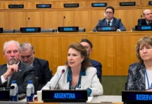 Diana Mondino sobre el acuerdo con Reino Unido: “La soberanía de las Malvinas está totalmente resguardada” La ministra de Relaciones Exteriores de Argentina, Diana Mondino - Foto: NA