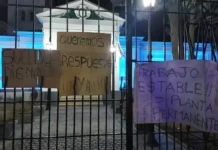 Aparecen las conexiones políticas de la cooperativa 19 de Mayo Ltda. No le mejoran el pago y prometen seguir frente a Casa de Gobierno Aparecen las conexiones políticas de la cooperativa 19 de Mayo Ltda. No le mejoran el pago y prometen seguir frente a Casa de Gobierno