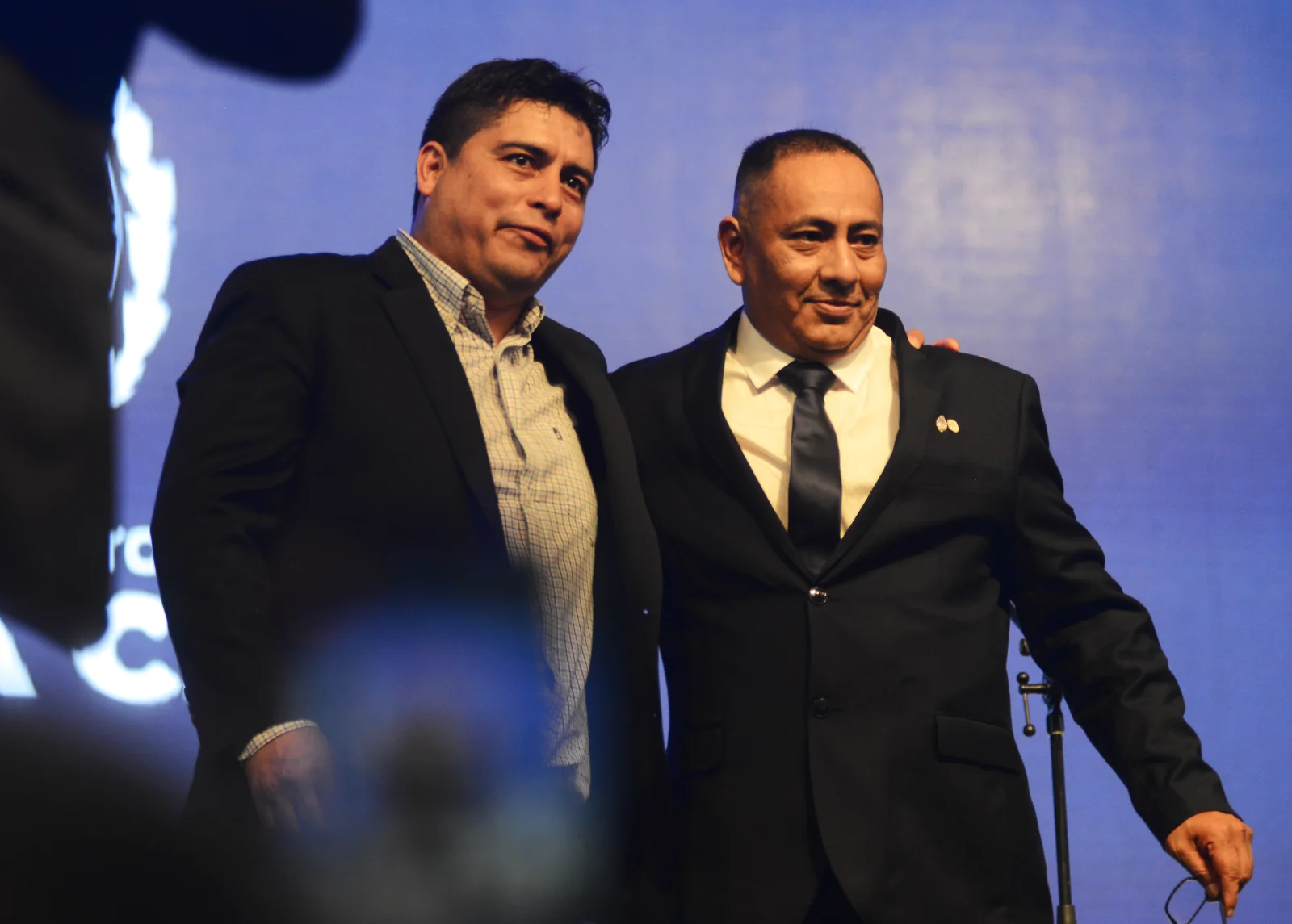 El Gobernador Claudio Vidal junto a Pedro Pródomos Ministro de Seguridad de Santa Cruz - Foto: OPI Santa Cruz/Francisco Muñoz El Gobernador Claudio Vidal junto a Pedro Pródomos Ministro de Seguridad de Santa Cruz - Foto: OPI Santa Cruz/Francisco Muñoz