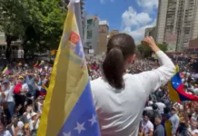 María Corina Machado lidera histórica movilización en Caracas exigiendo transparencia electoral María Corina Machado lidera histórica movilización en Caracas exigiendo transparencia electoral