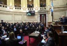 Votación proyecto de movilidad jubilatoria en el Senado de la Nación - Foto: Comunicación Senado