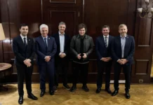 Reunión de Javier Milei con gobernadores del PRO para discutir el presupuesto 2025 Reunión de Javier Milei con gobernadores del PRO para discutir el presupuesto 2025 - Foto: Presidencia