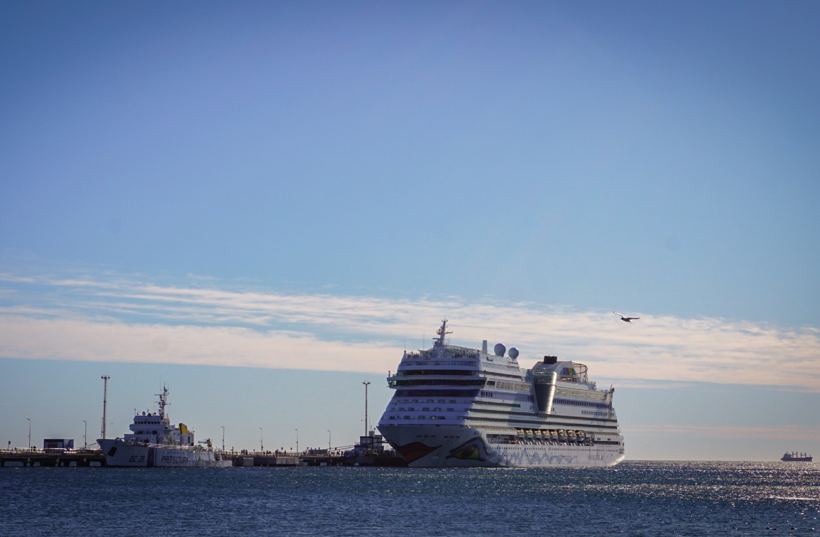 El crucero AIDAsol llega a Puerto Madryn con 1.780 pasajeros a bordo El crucero AIDAsol llega a Puerto Madryn con 1.780 pasajeros a bordo