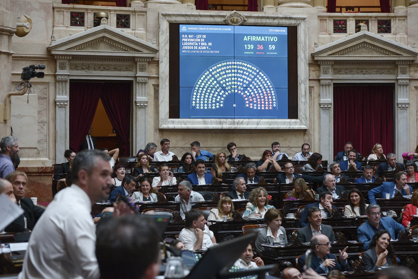 Diputados aprueba proyecto para limitar la publicidad de apuestas y combatir la ludopatía - Foto: Prensa Diputados Diputados aprueba proyecto para limitar la publicidad de apuestas y combatir la ludopatía - Foto: Prensa Diputados
