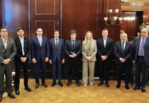 Gobernadores radicales se reúnen con Milei para discutir economía y cuentas provinciales - Foto: NA