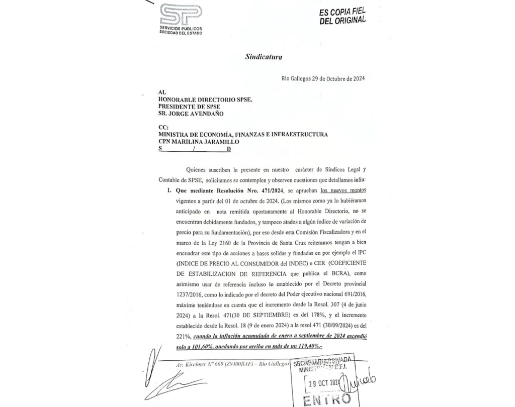 Corrupción disfrazada de “errores técnicos” en SPSE. Uso y abuso de contrataciones directas detectadas por los Síndicos de la empresa