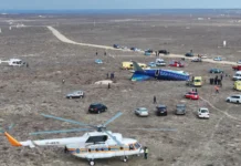 Kazajistán: accidente de avión de Azerbaijan Airlines con 28 supervivientes