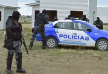 La policía de Santa Cruz -