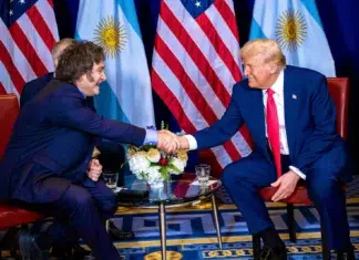Estados Unidos condicionó el acuerdo bilateral con Argentina Trump elogió a Milei durante la CPAC y ambos mantuvieron una reunión en Washington - Foto: NA