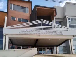 El edificio del Superior Tribunal de Justicia de Tierra del Fuego -
