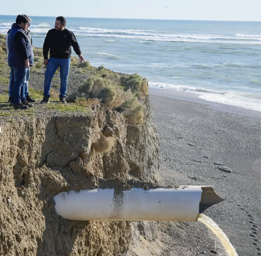 El Gobierno provincial (SPSE) y el municipio de Caleta Olivia responsables directos de la contaminación de efluentes en Caleta (Informe II)