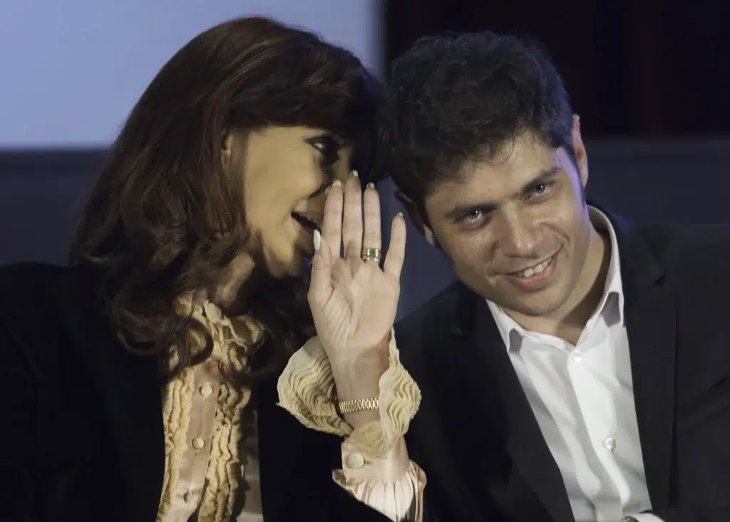 Cristina Kirchner junto a Axel Kicillof - Foto: NA