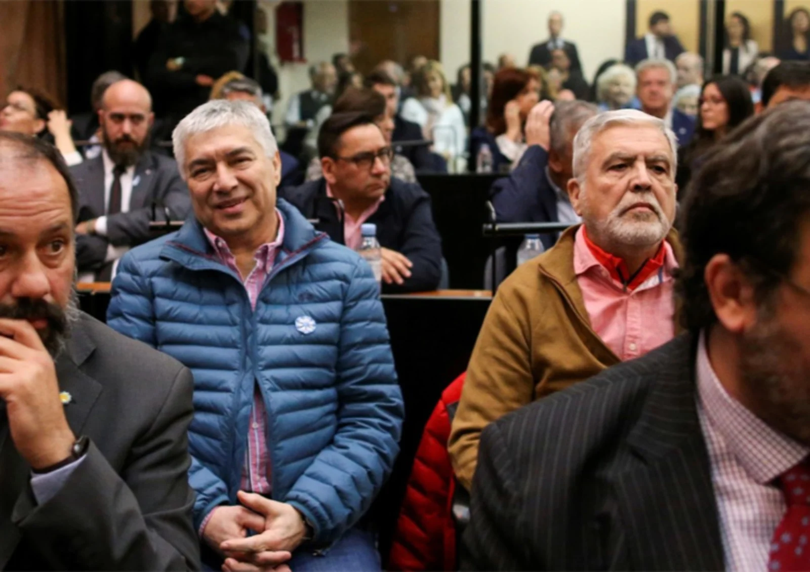 Lázaro Báez junto a Julio De Vido en el banquillo de los acusados -