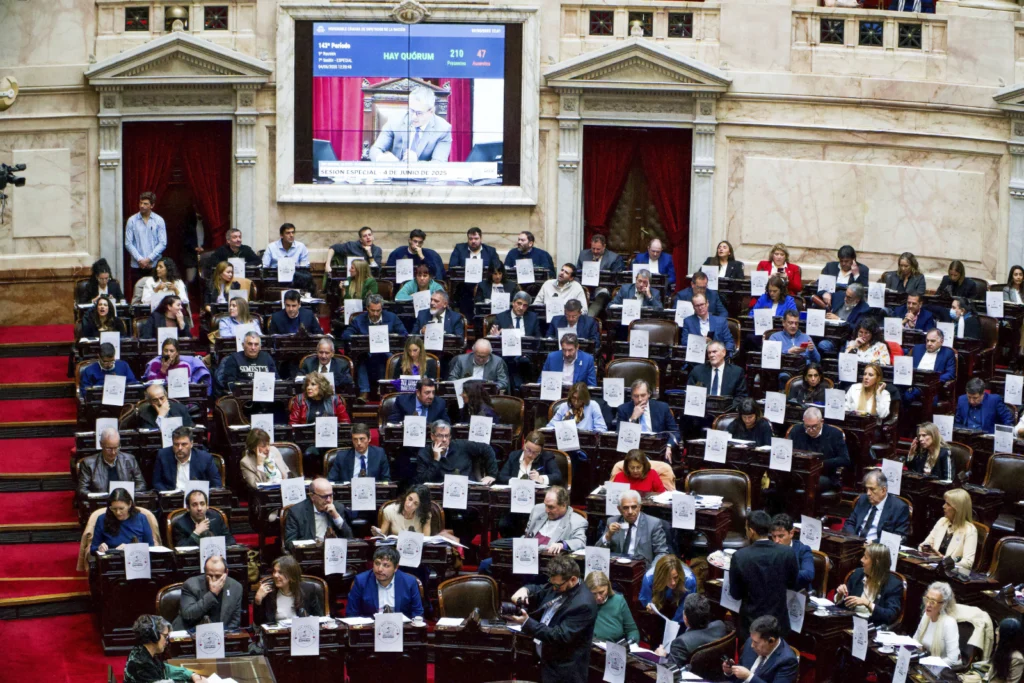 Sesión en la Cámara de Diputados de la Nación - Foto: NA