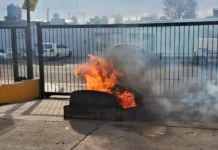 Trabajadores viales iniciaron protesta por mejora salarial Trabajadores viales iniciaron protesta por mejora salarial