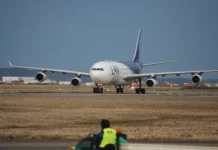 Andrés Dachary sobre la ruta aérea a Malvinas: “Es un vuelo estrictamente humanitario” El vuelo de LATAM con destino a las Islas Malvinas - Foto: Francisco Muñoz/OPI Santa Cruz