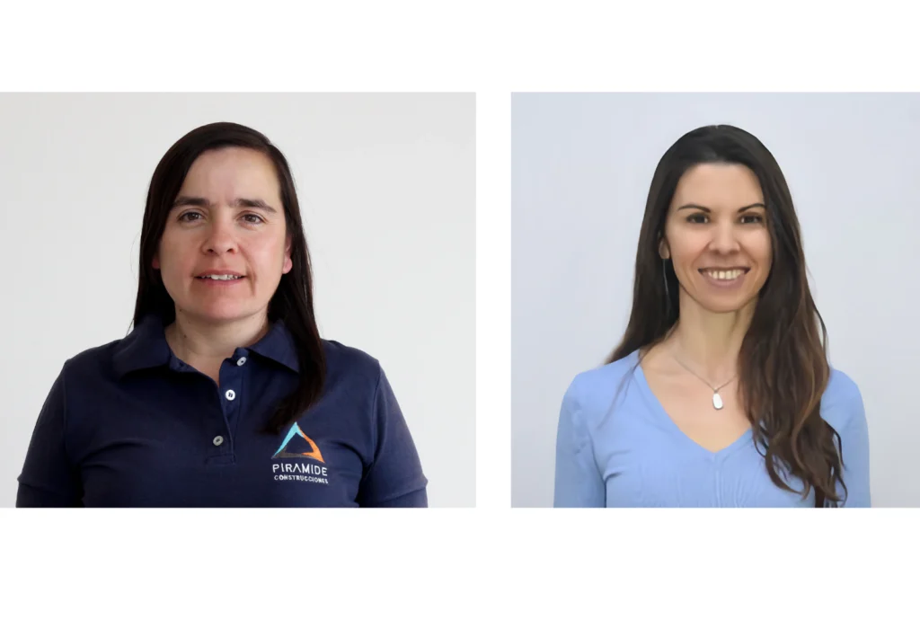 Paola Kiernan y Cecilia Indaco socias de la empresa Piramides Construcciones -