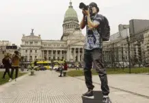 Bullrich defendió el operativo policial donde hirieron a Grillo Avanza la causa por la agresión al fotógrafo Pablo Grillo: realizan la reconstrucción del disparo - Foto: NA