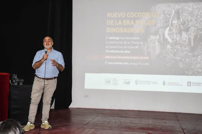 Presentarán el descubrimiento del fósil de una especie de cocodrilo prehistórico