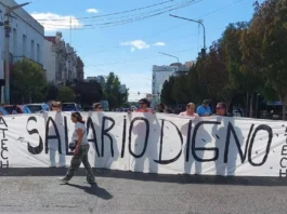 Docentes chubutenses se movilizan este viernes y anunciaron paro la próxima semana