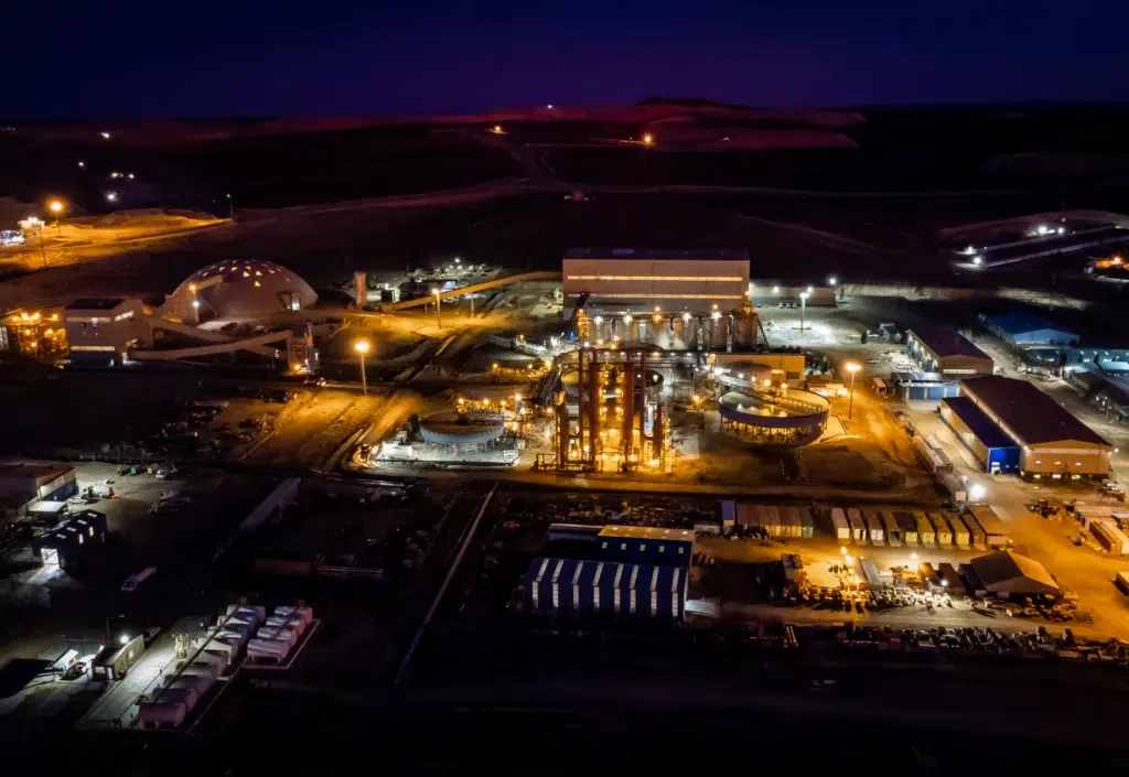 El complejo minero Cerro Vanguardia en Santa Cruz -