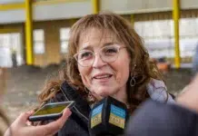 La ministra de Obras Públicas de Tierra del Fuego, Gabriela Castillo