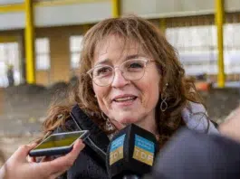 La ministra de Obras Públicas de Tierra del Fuego, Gabriela Castillo