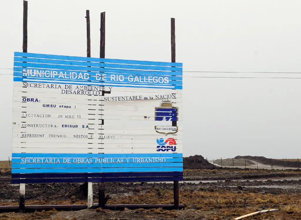 La planta de residuos sólidos de Río Gallegos, otro nicho de corrupción K - Foto: OPI Santa Cruz/Francisco Muñoz