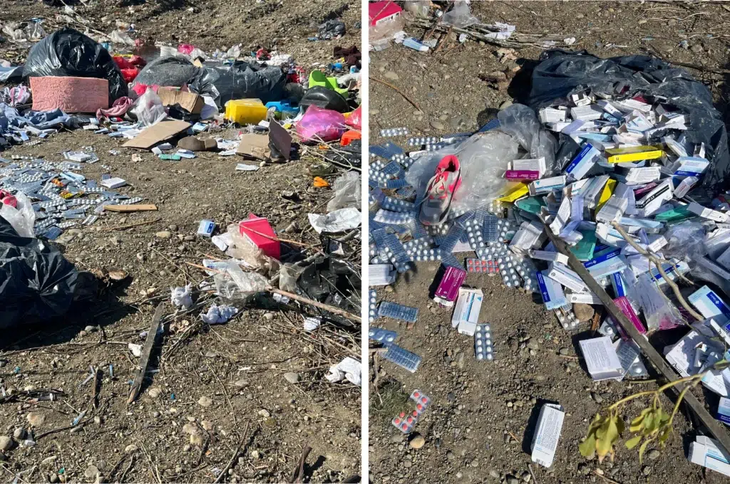 Mientras el intendente de Río Gallegos posterga las prioridades por la fiesta, a 4 kms de la plaza el basural está lleno de residuos patológicos tirados al aire libre