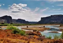 Preocupa bajo nivel de caudal del río Chubut Preocupa bajo nivel de caudal del río Chubut