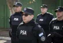 Empresario investigado ingresó al país sin entregar su teléfono La Policía de Seguridad Aeroportuaria - Foto: NA
