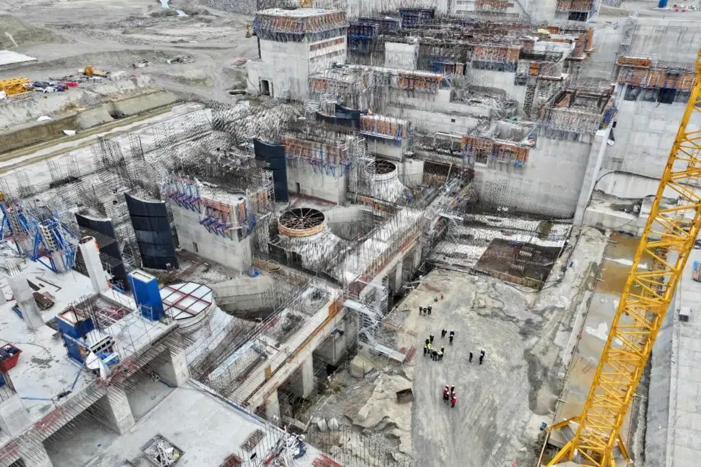 La construcción de la represa sobre el Río Santa Cruz -