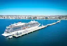 El crucero Viking Júpiter arribó a Puerto Madryn con 1300 personas El crucero Viking Júpiter arribó a Puerto Madryn con 1300 personas