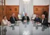 Adorni y Santilli negocian Presupuesto 2026 con Jalil y Orrego Adorni y Santilli negocian Presupuesto 2026 con Jalil y Orrego - Foto: NA