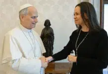 El Papa León XIV recibió a María Corina Machado en el Vaticano - Foto: NA