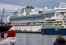 La intervención nacional del puerto de Ushuaia desvía fondos locales hacia las arcas de Nación El puerto de Ushuaia en plena operación - Foto: Prensa de Gobierno