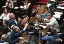 El peronismo intentó frenar la sesión sin éxito El peronismo intentó frenar la sesión sin éxito - Foto: NA