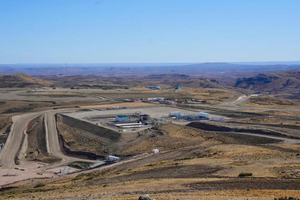 El yacimiento Cerro Negro de la empresa Newmont -