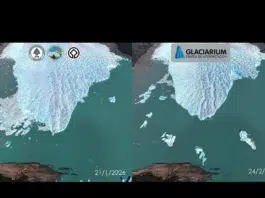 Revelan que en casi 100 días el glaciar Perito Moreno retrocedió unas 80 hectáreas
