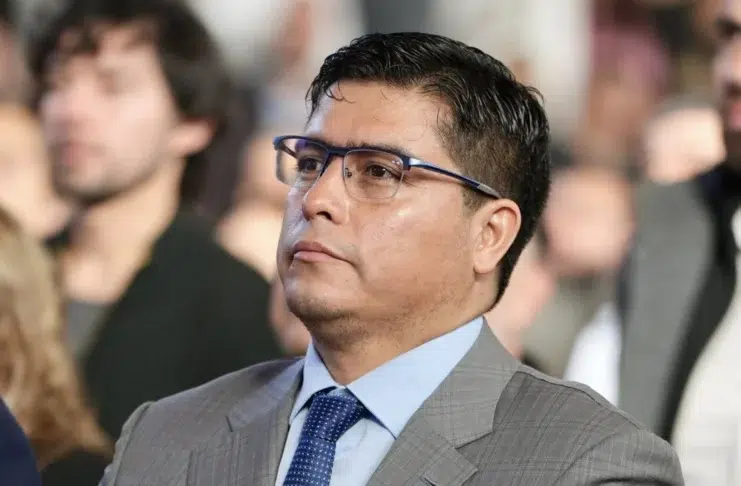 El Gobernador de Santa Cruz, Claudio Vidal - Foto: Prensa de Gobierno