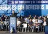 La CGT rechaza la reglamentación de la reforma laboral La CGT marchó en Plaza de Mayo contra el modelo económico de Milei - Foto: NA